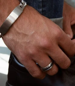 Ring Staal - zilverkleurig