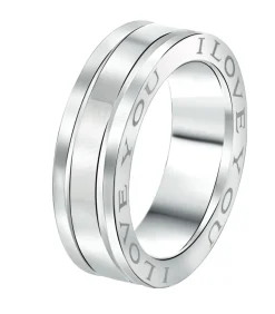 Ring 'Venice' Staal - zilverkleurig