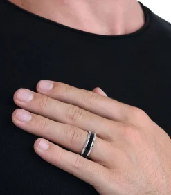 Ring voor mannen, roestvrij staal