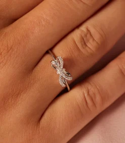 Ring Zilver - Strikje