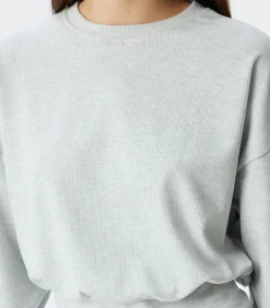 Ronde kraag Lange mouw Pyjama'S Gebreide Top