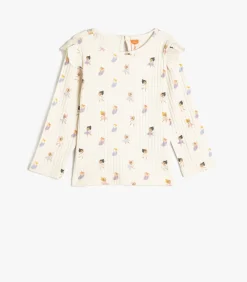 Ronde kraag Lange mouw T-shirt