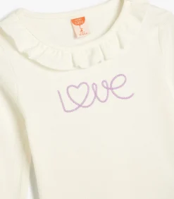 Ronde kraag Lange mouw T-shirt