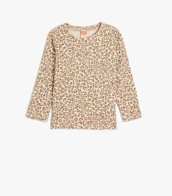 Ronde kraag Lange mouw T-shirt