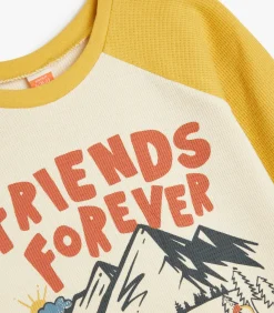 Ronde kraag Lange mouw T-shirt