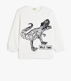 Ronde kraag Met drukwerk Sweatshirt