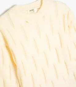 Ronde kraag Mobiel Sweater