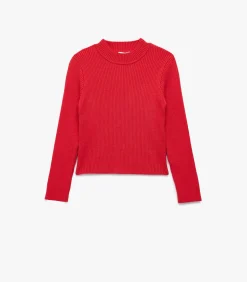 Rood Meisjes Trui Slanke Pasvorm