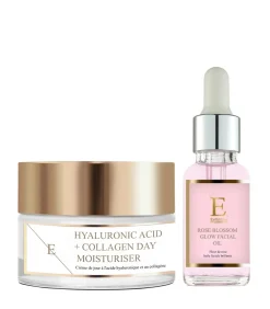 Rose Blossom Glow Gezichtsolie + Hyaluronzuur & Collageen Dagcrème