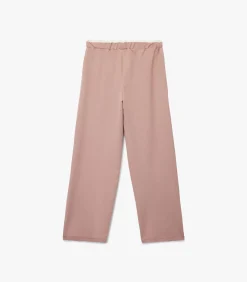 Roze Meisjesbroek Hoge Taille Wijde Pijpen