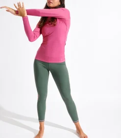 Roze top met lange mouwen WELLNESS ARCPOL