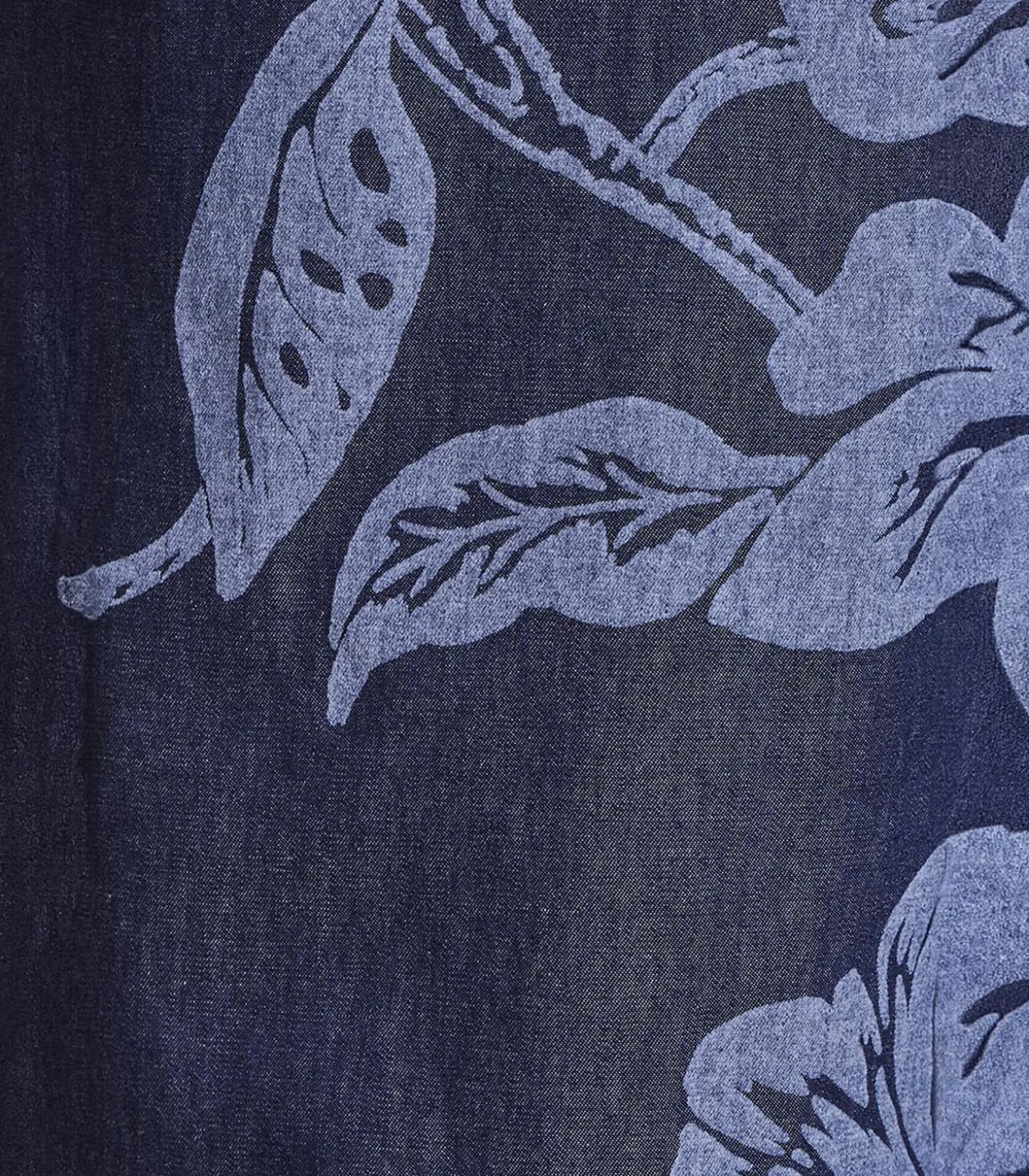 Ruimvallende blauwe jumpsuit met bloemenprint en bandjes