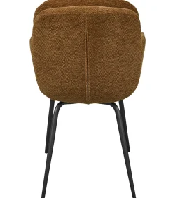 Runa Eetkamerstoelen - Polyester - Caramel - Set van 6