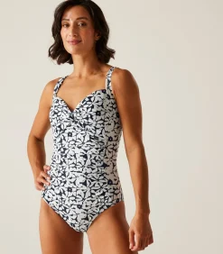 SAKARI - Badpak Uit Één Stuk - Marineblauw