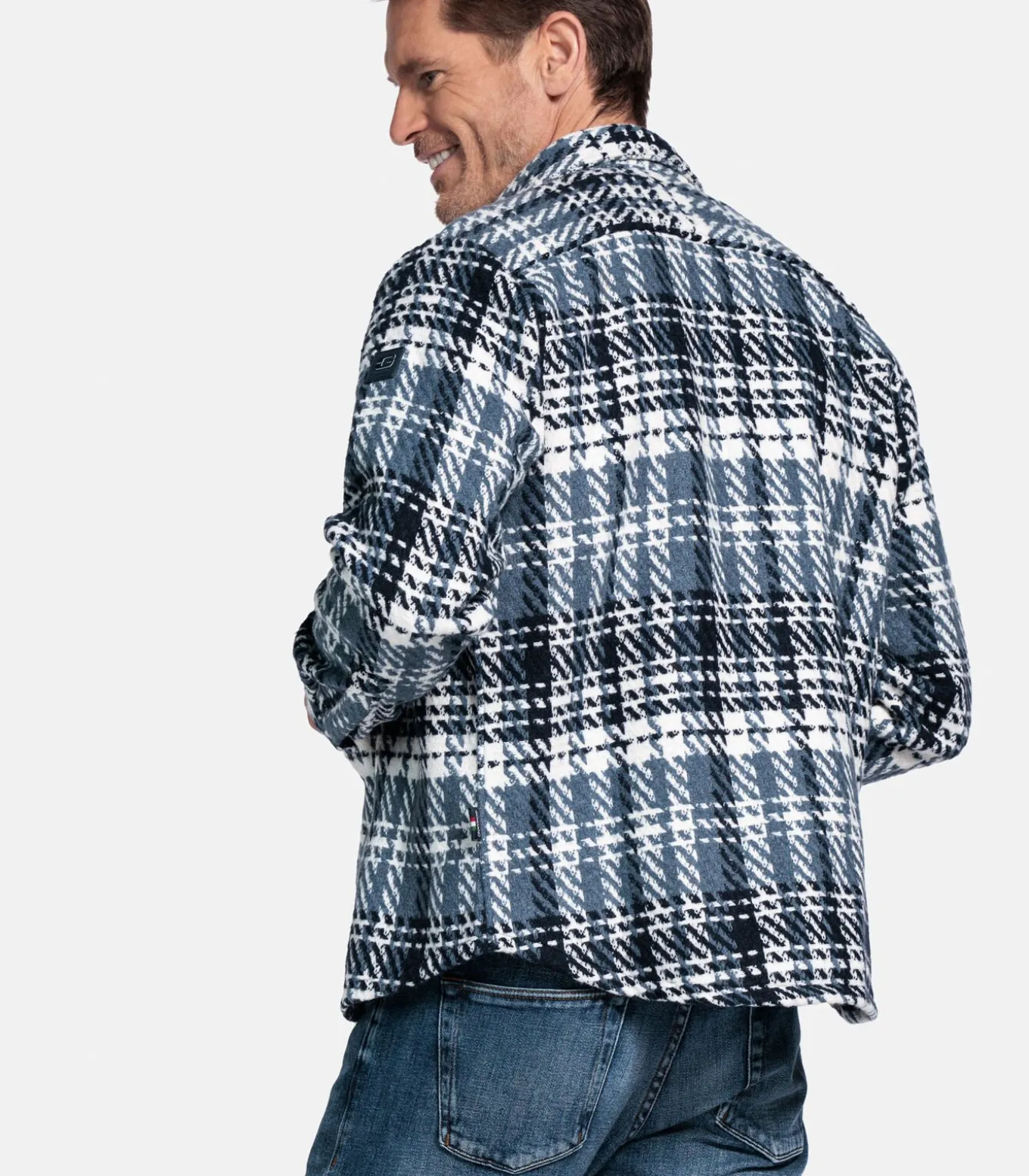 Salmari Visgraat Wolmix Overshirt -
