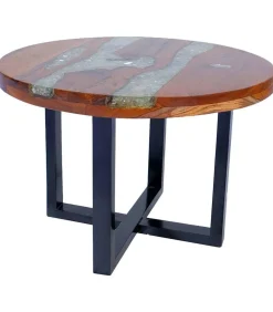 Salontafel massief teakhout hars 60 cm