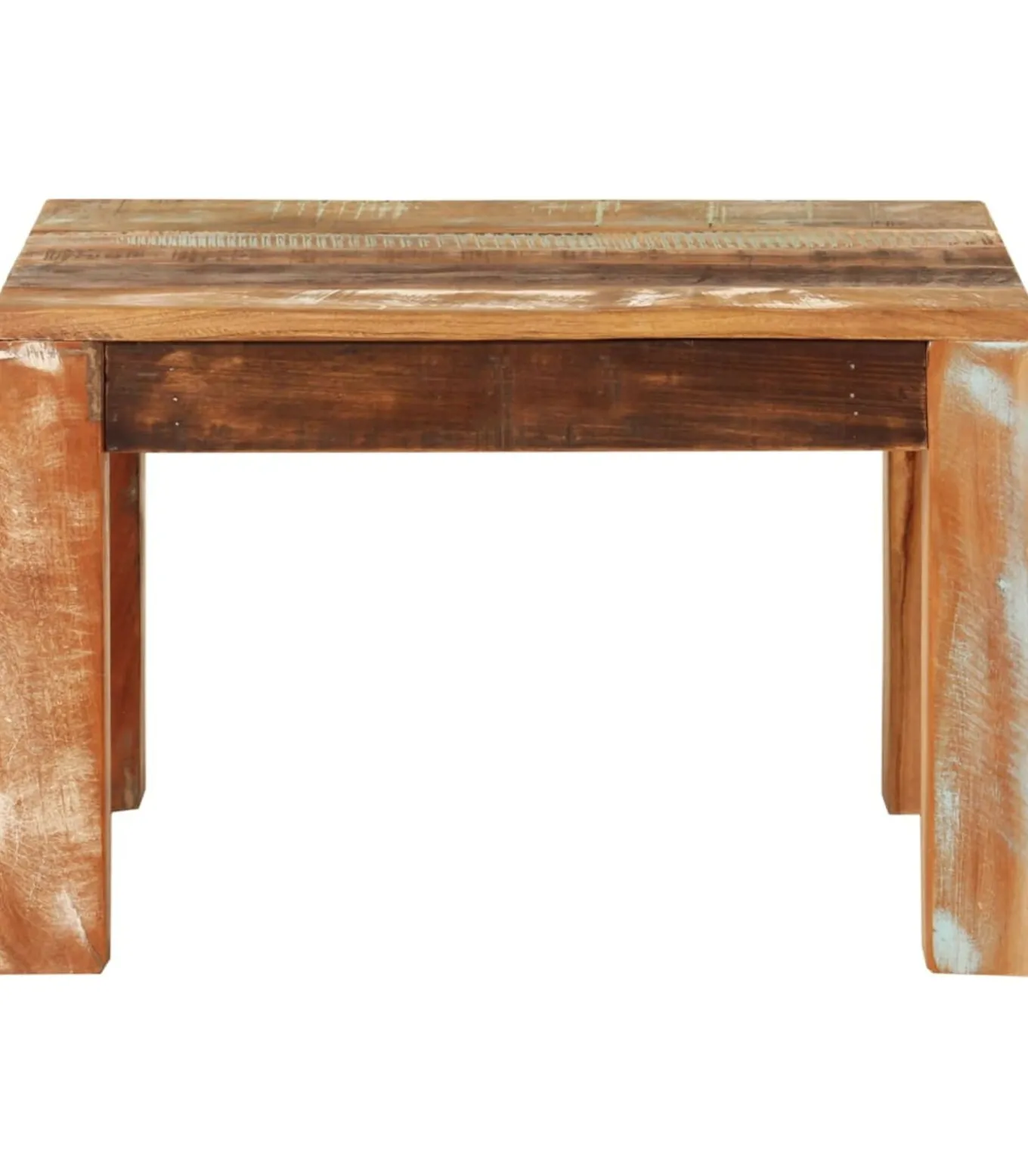 Salontafel 55x55x35 cm massief gerecycled hout