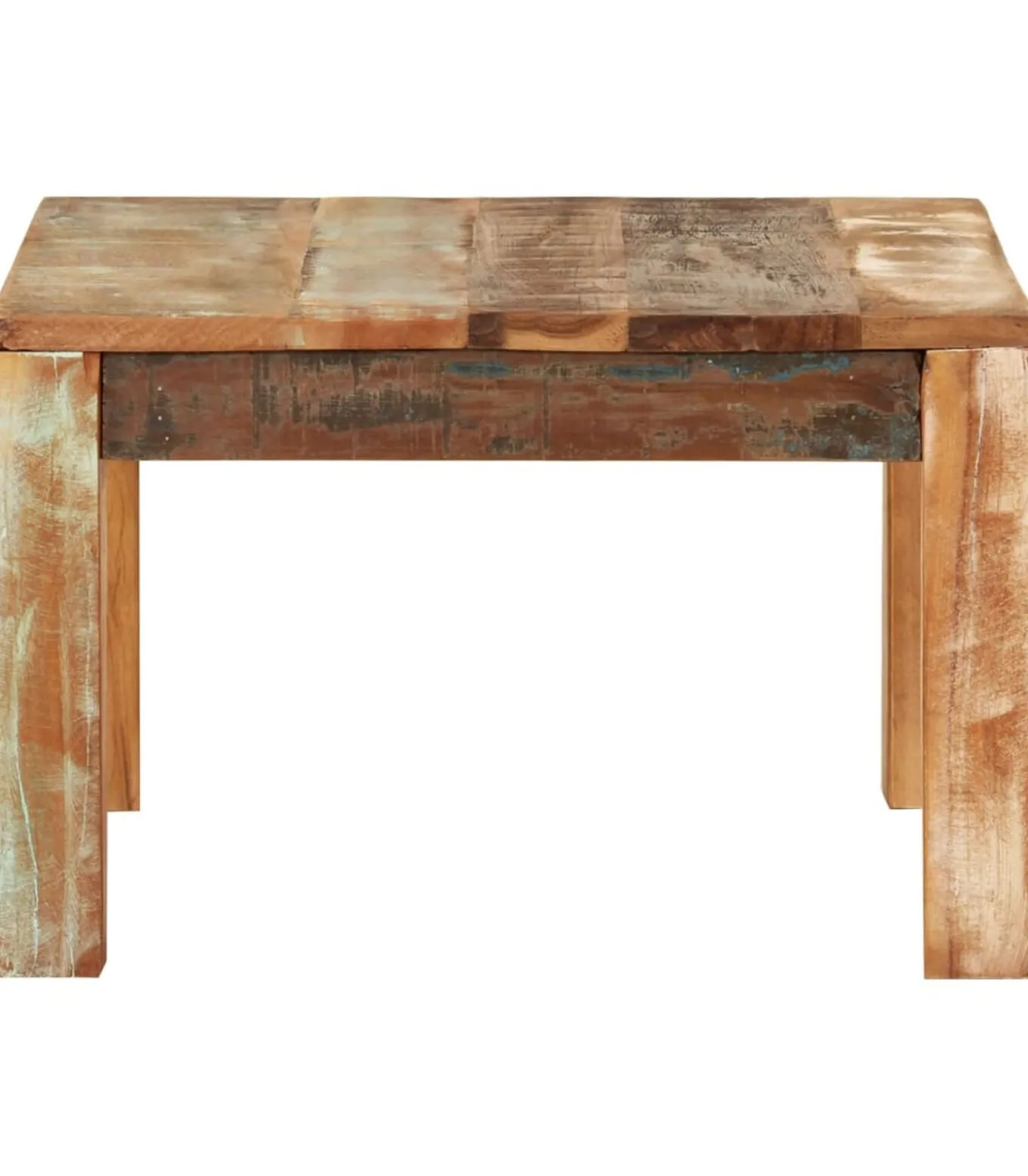 Salontafel 55x55x35 cm massief gerecycled hout