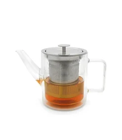 San Remo Theepot Dubbelwandig Glas met filter 1l