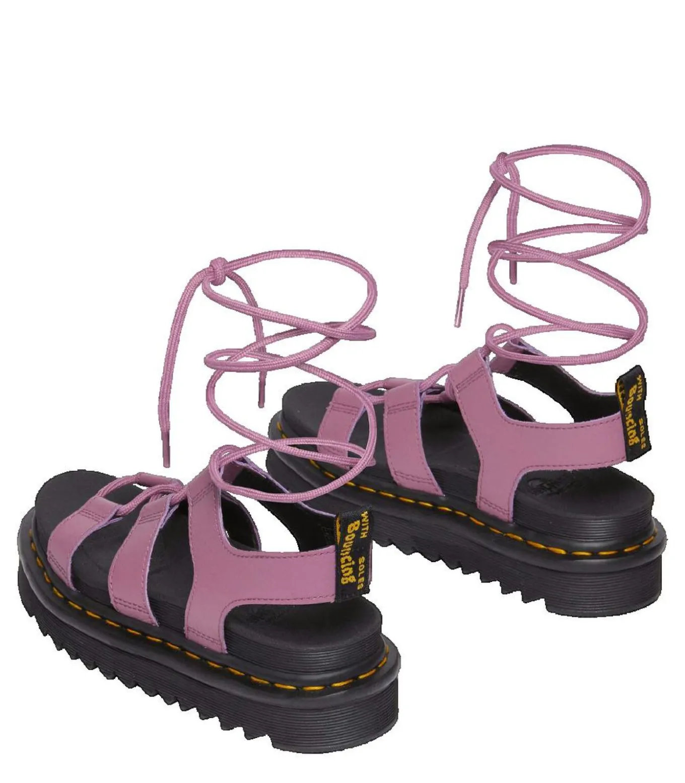 Sandalen Dr. Martens Nartilla zwart met verstelbare veters