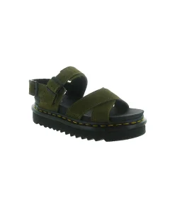 Sandalen Dr. Martens Voss II donkergroen suède leer