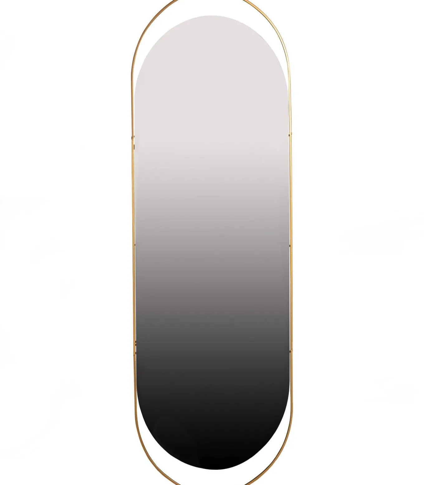 Sanou Passpiegel Ovaal XL - Ijzer - Antique Brass - 168x60x1