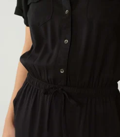 SAVANE - Damesjumpsuit met korte mouwen