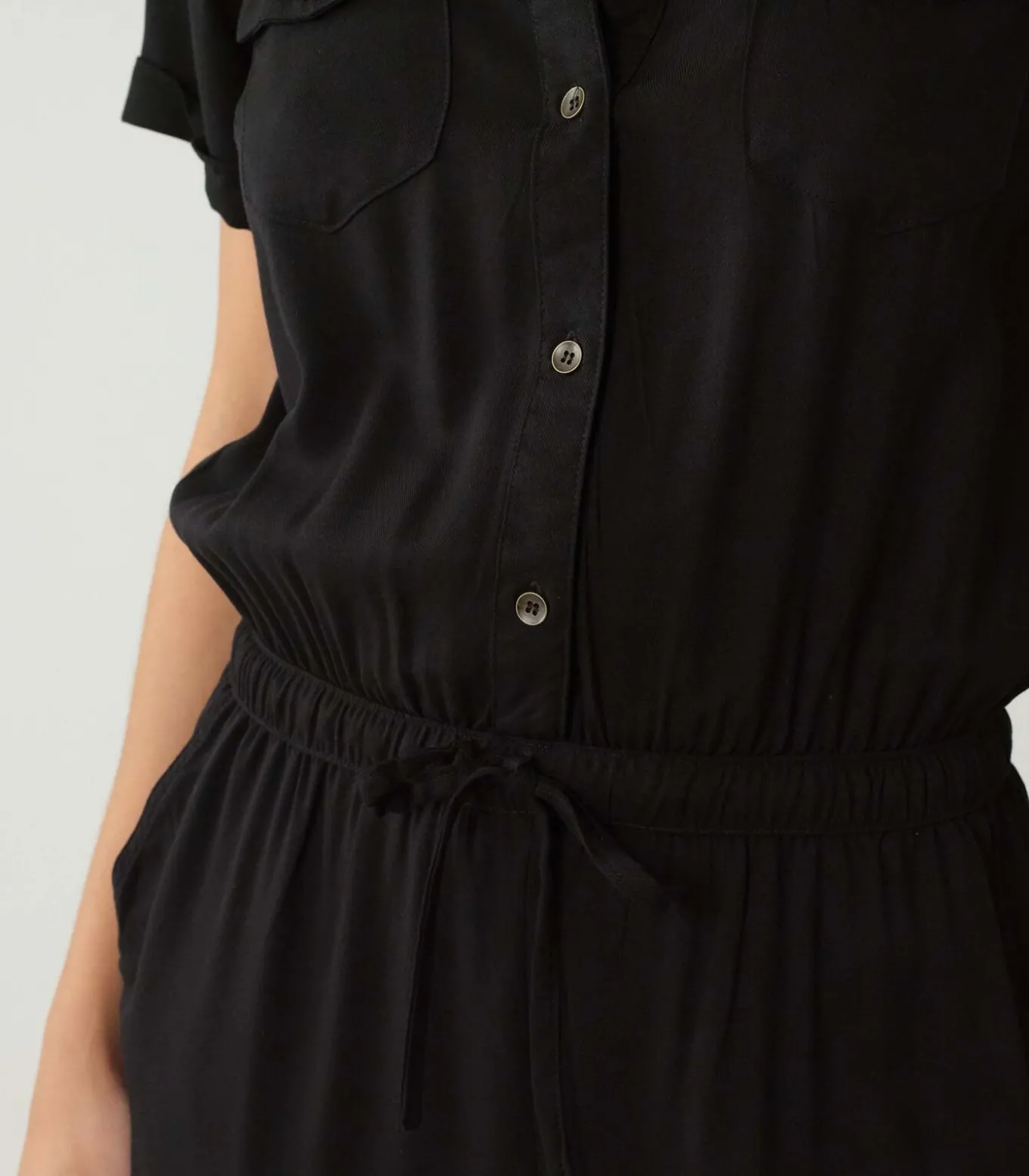 SAVANE - Damesjumpsuit met korte mouwen