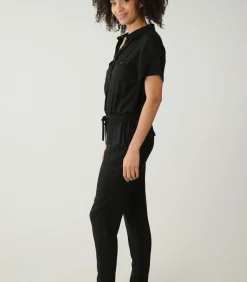 SAVANE - Damesjumpsuit met korte mouwen