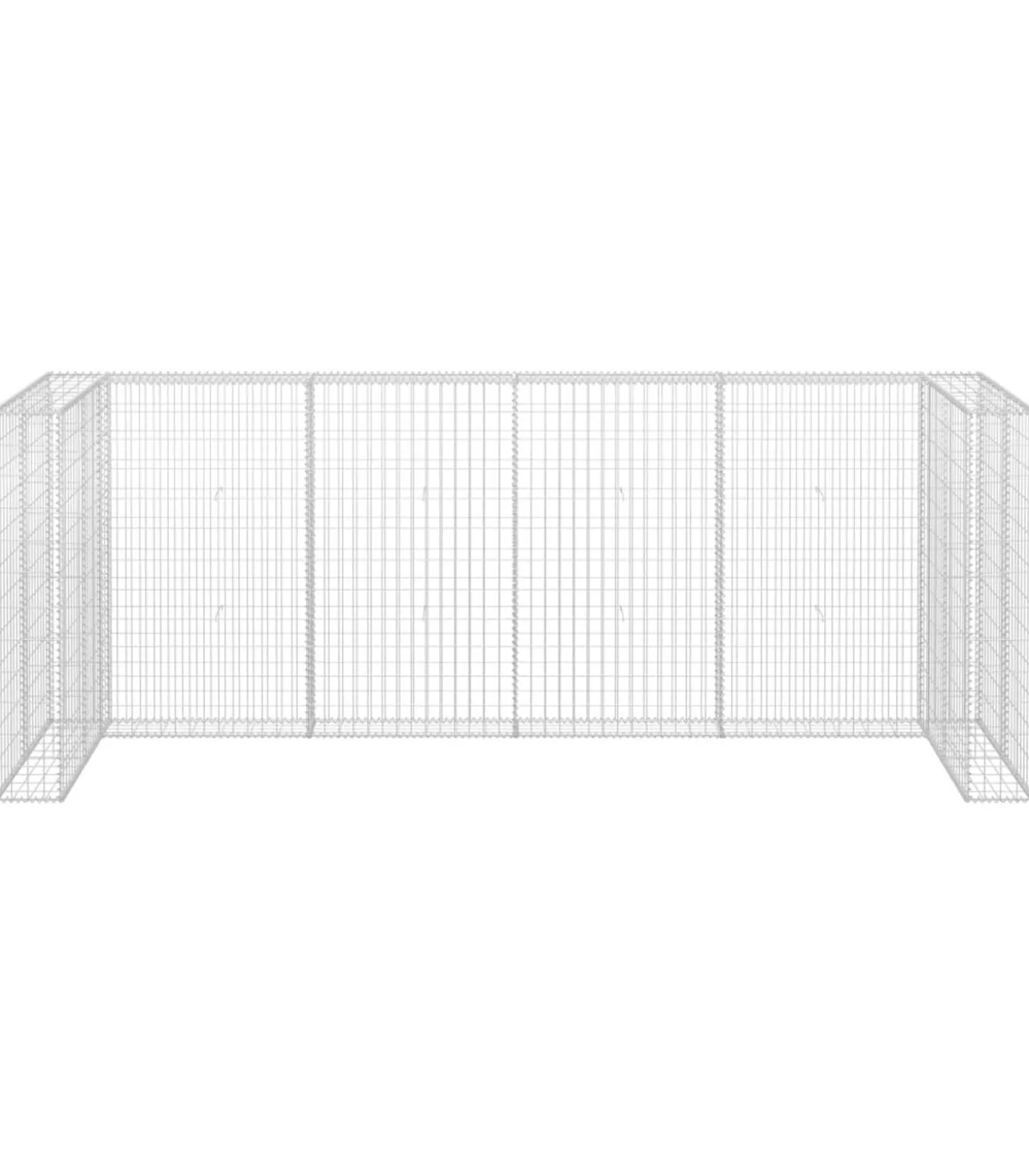 Schanskorfmuur containers 320x100x120 cm gegalvaniseerd staal