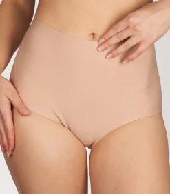 Secrets High Waist slip Katoen - 32047 - Hoge naadloze taille slip - Onderbroek biologisch katoen