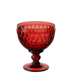 Sektschaal/dessertschaal red Boston coloured
