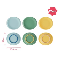 Set van 3 antislip Kinderbordjes