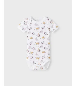 Set van 3 baby rompertjes voor meisjes Valerian Cat