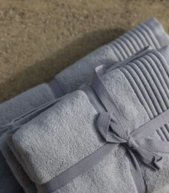 Set van 6 Premium Handdoeken SILVER MIST (2-33x50cm, 2-50x100cm, 2-70x140cm)