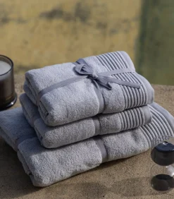 Set van 6 Premium Handdoeken SILVER MIST (2-33x50cm, 2-50x100cm, 2-70x140cm)