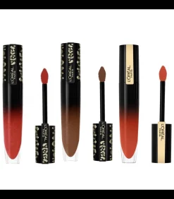 Set van 3 Vloeibare Lippenstiften Laqué Signature - 319 Be Unattached / 322 Be Tropical / 304 Be Unafraid