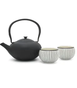 Shanxi Giftset 2 Porseleinen Mugs, zwart