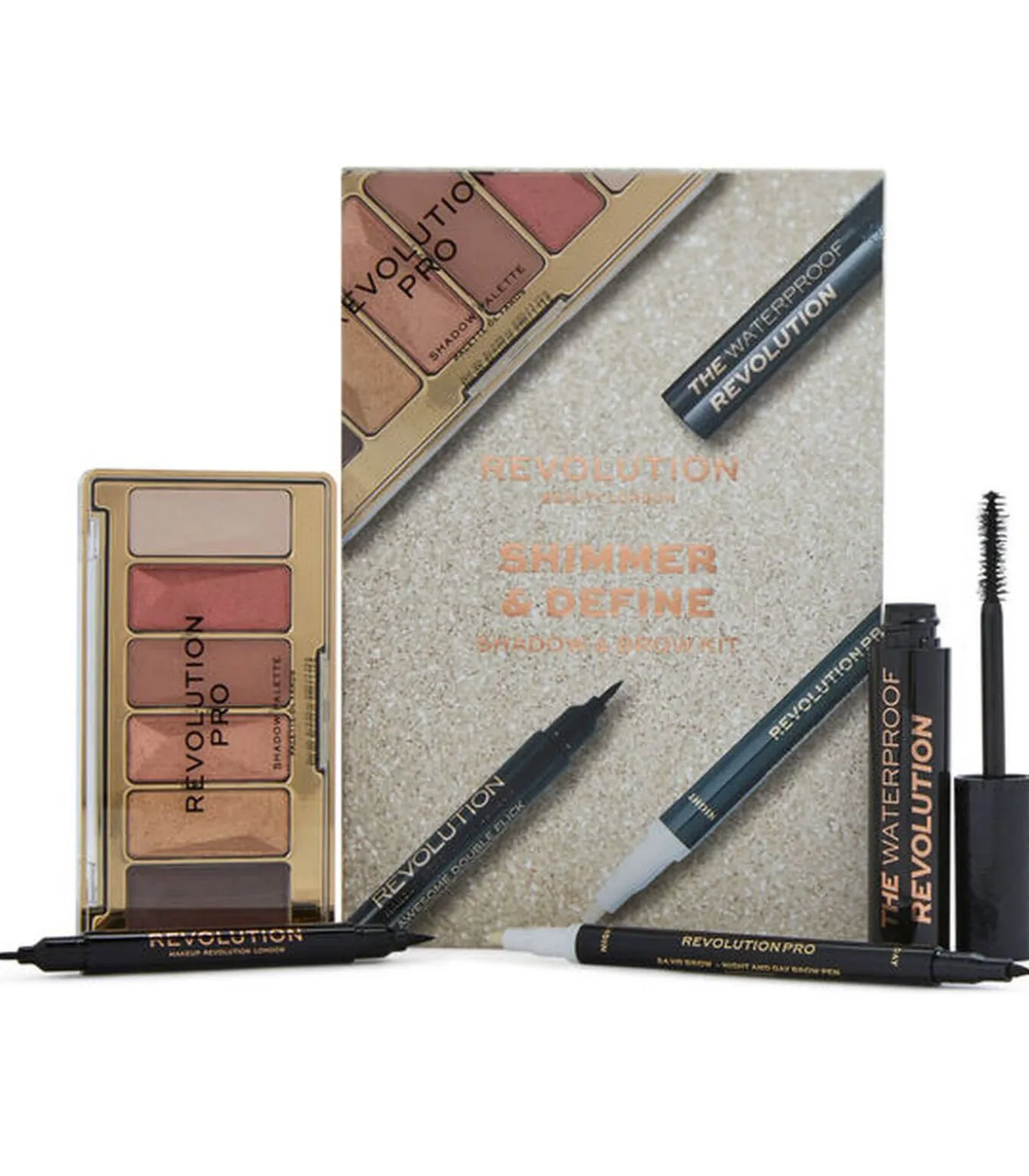 Shimmer & Define Oogschaduw- en Wenkbrauwset