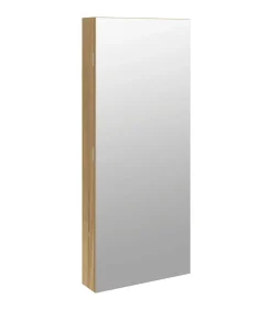 Sieradenkast met spiegel en LED wandgemonteerd