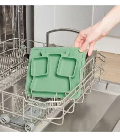 Siliconen antislip verdeeld bord