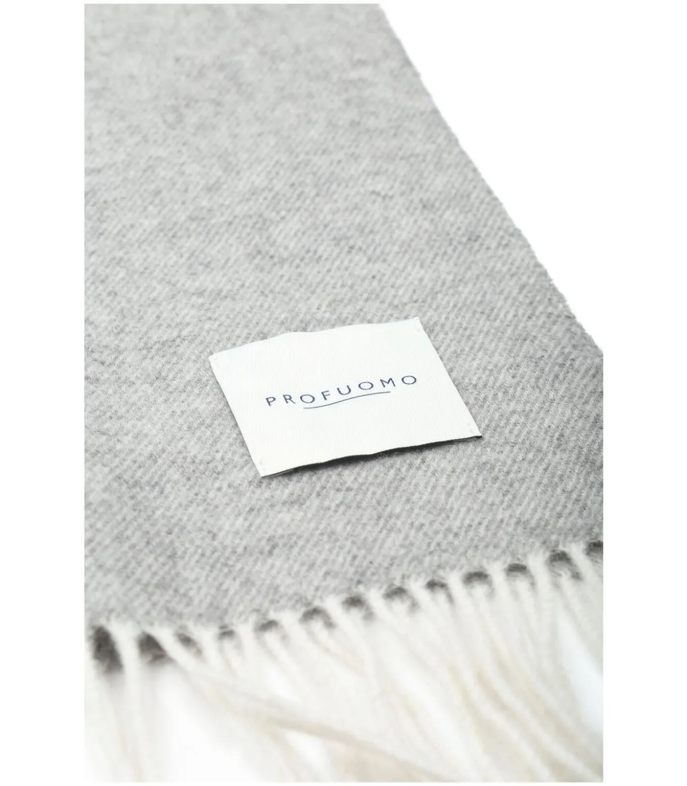 Sjaal Lamswol Grijs Blauw