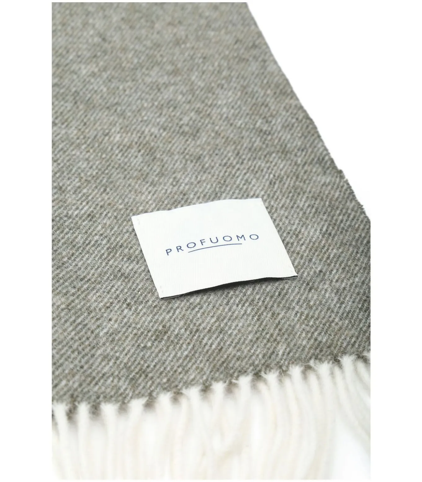 Sjaal Lamswol Groen Beige