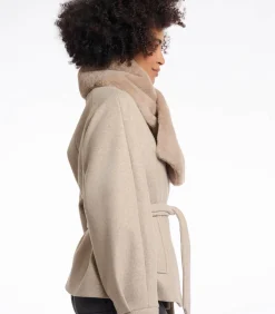 Sjaal van imitatiebont Oat OS