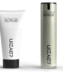 Skin Energize DUO - Soft Exfoliating Gezicht SCRUB + Recover en Energize Mask