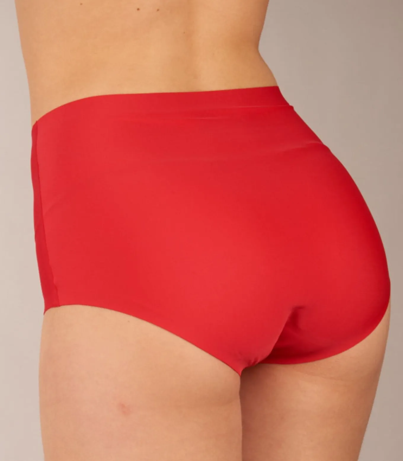 slip secrets high waist brief red
