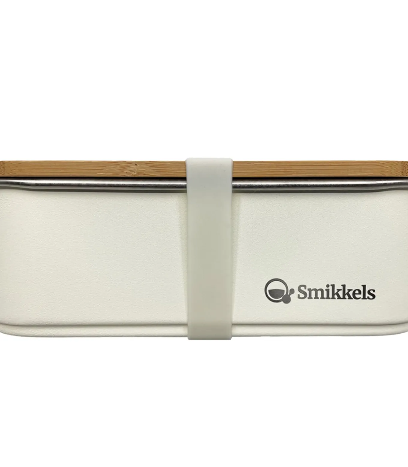 Smikkels - RVS Lunchbox - Zacht wit