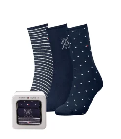 sokken 3 paar giftbox sock navy