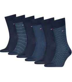 sokken 6 paar tin giftbox birdey sock navy