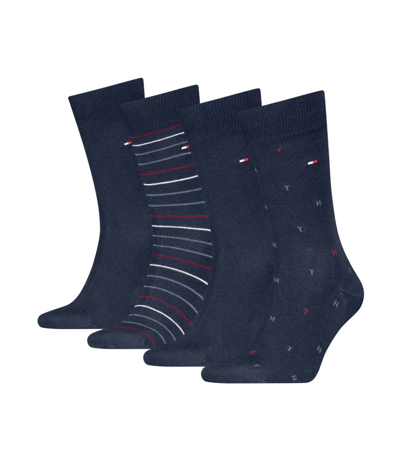 sokken 4 paar tin giftbox sock navy
